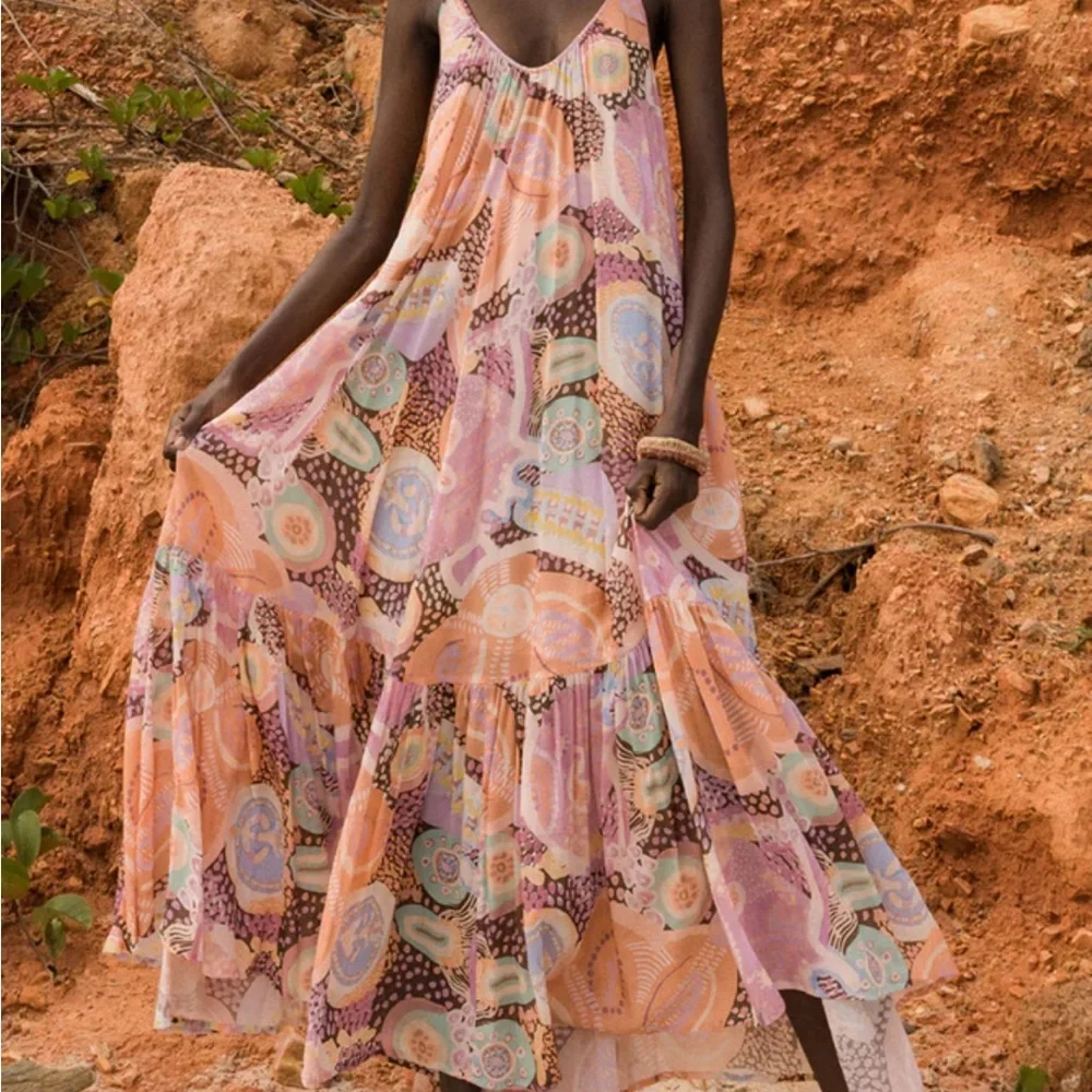 Spell Maleisha Moo Strappy Maxi Dress - Picture 2 of 12